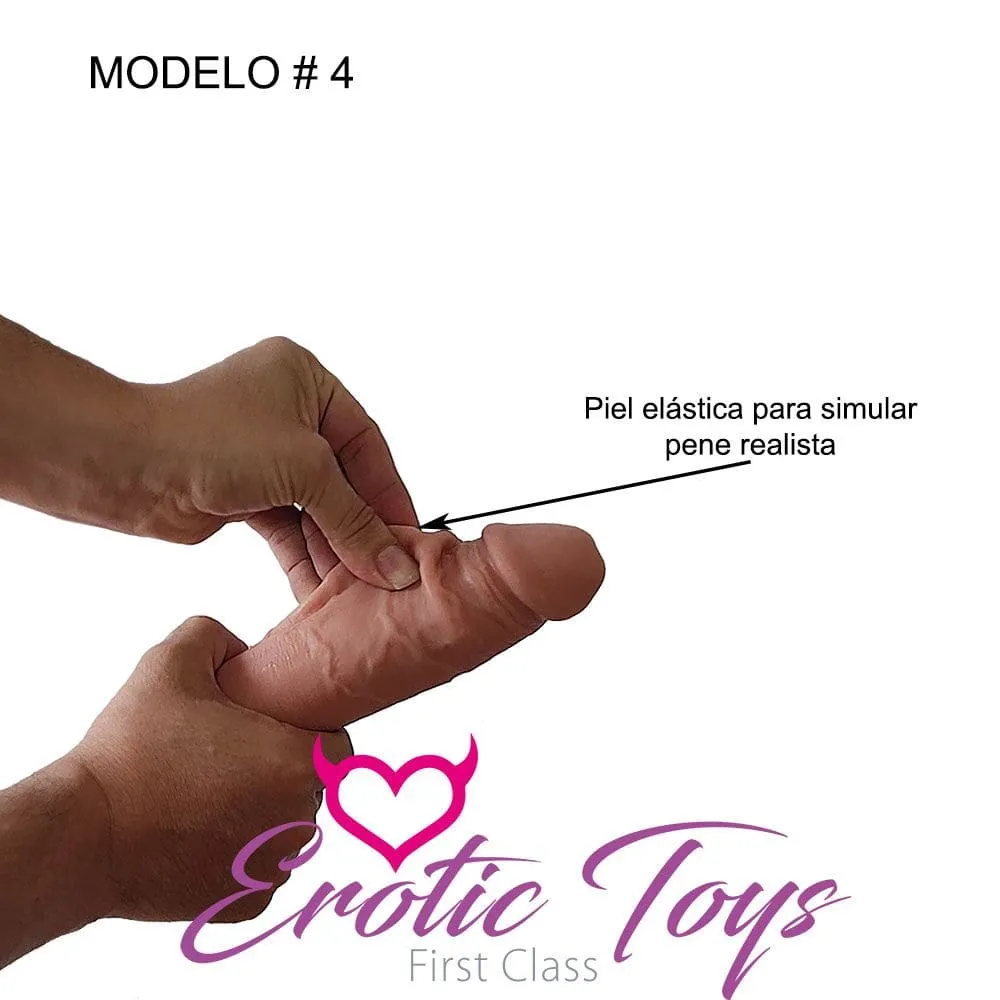 EROTIC TOYS REAL COCK 81PH PIEL RETRACTIL